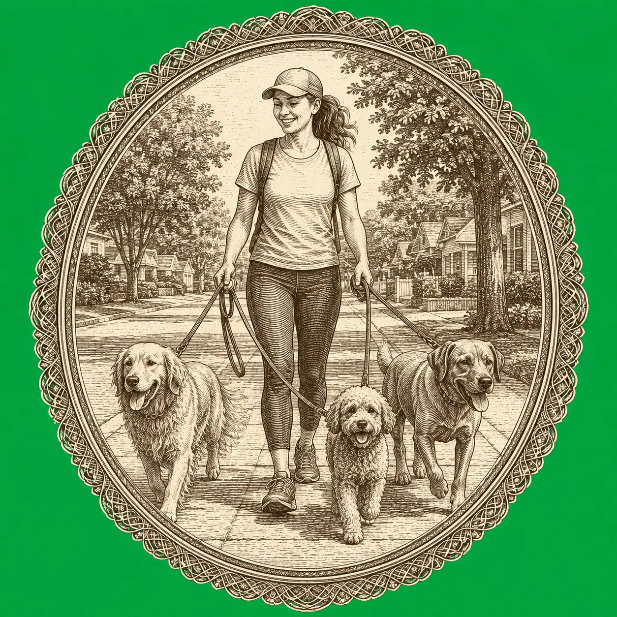 Dog Care Services illustration