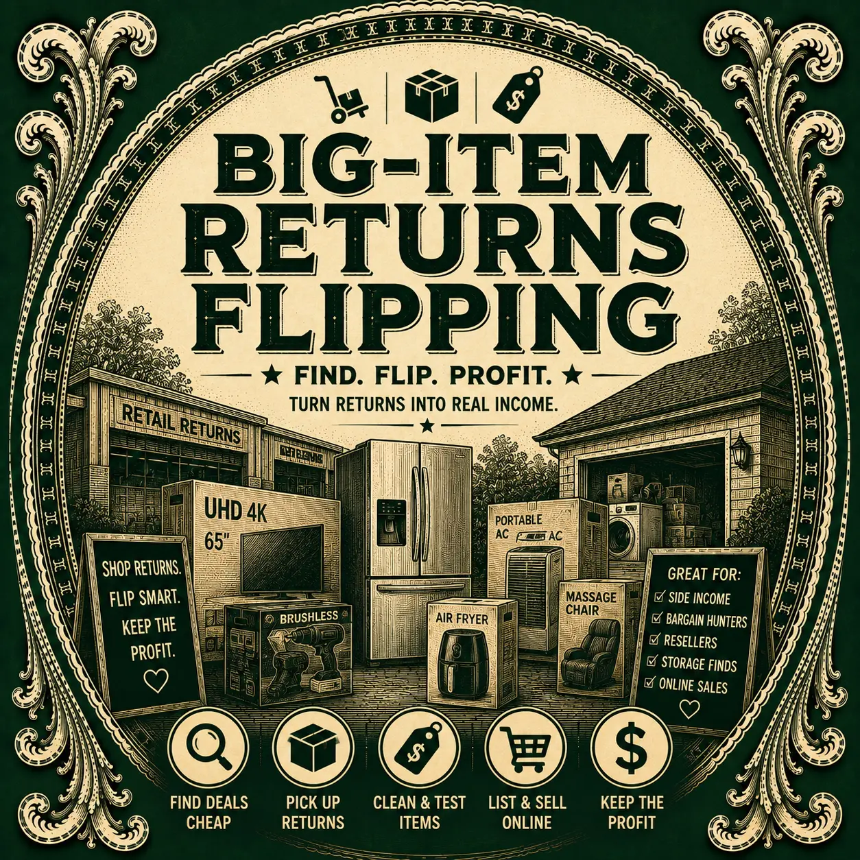 Big-Item Returns Flipping illustration