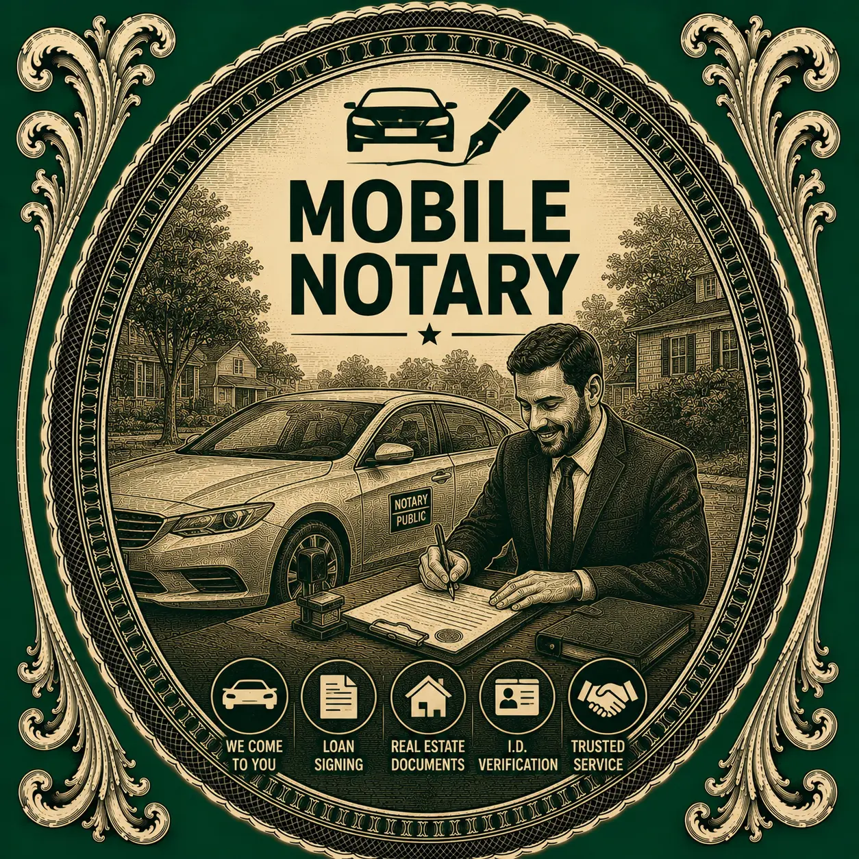 Mobile Notary & Loan Signing Agent illustration