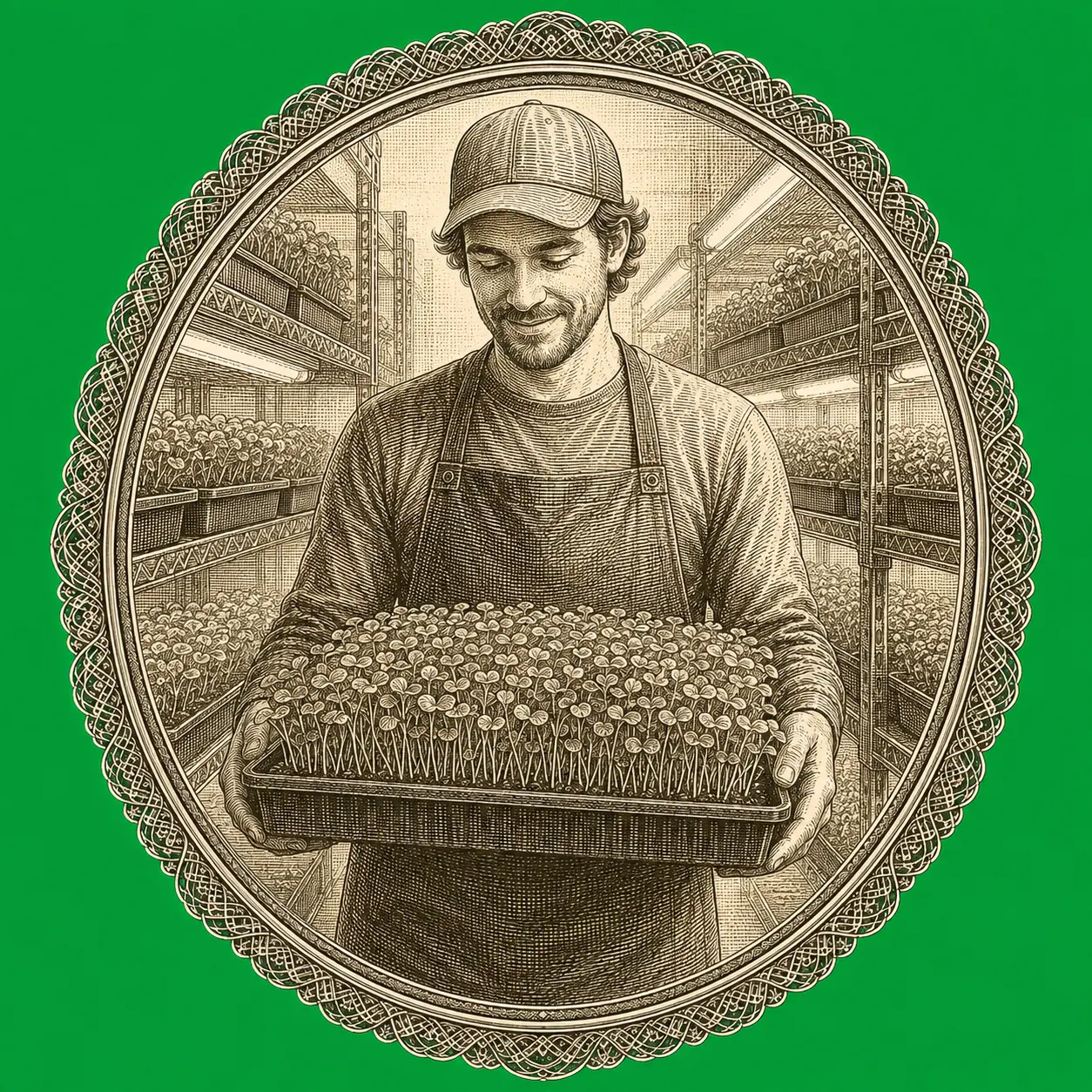 Hydroponic Greens for Restaurants illustration