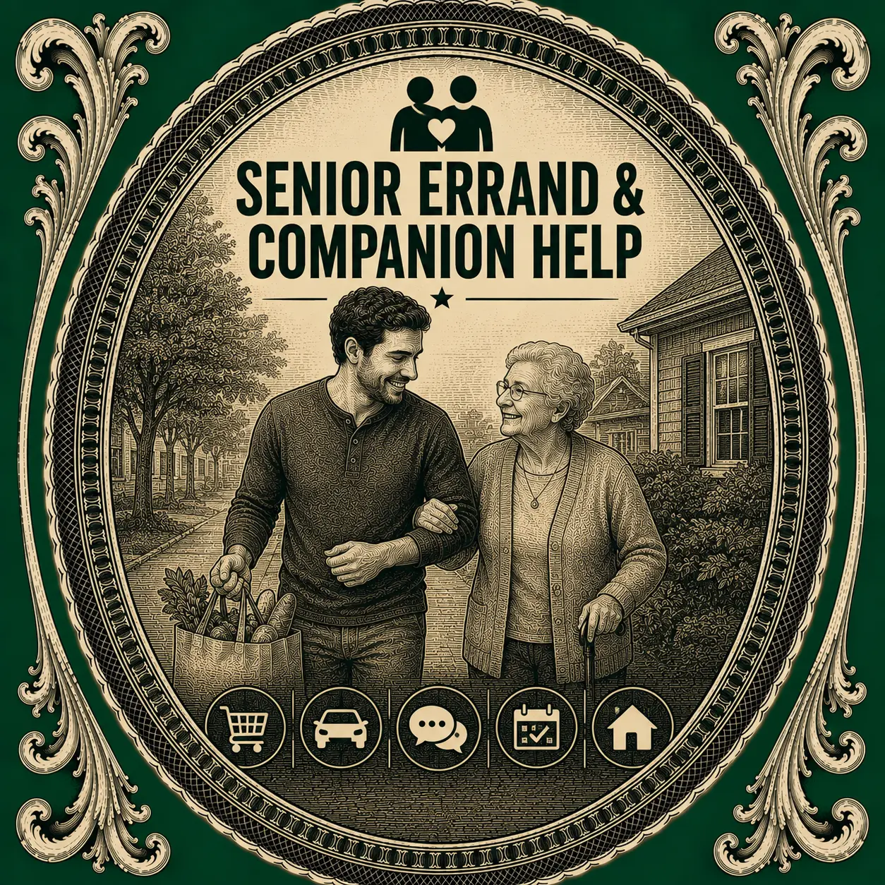 Senior Errand & Companion Help illustration